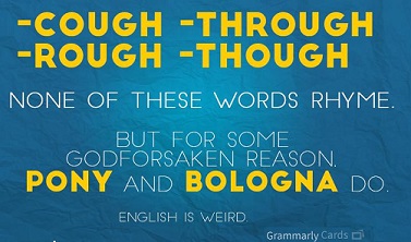 English is Weird from Grammarly