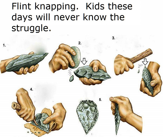 how to do flint knapping